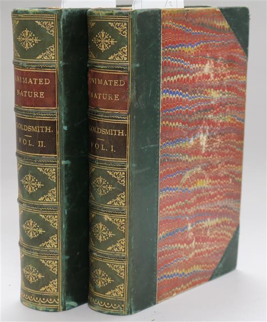 Two volumes of Goldsmiths Animated Nature